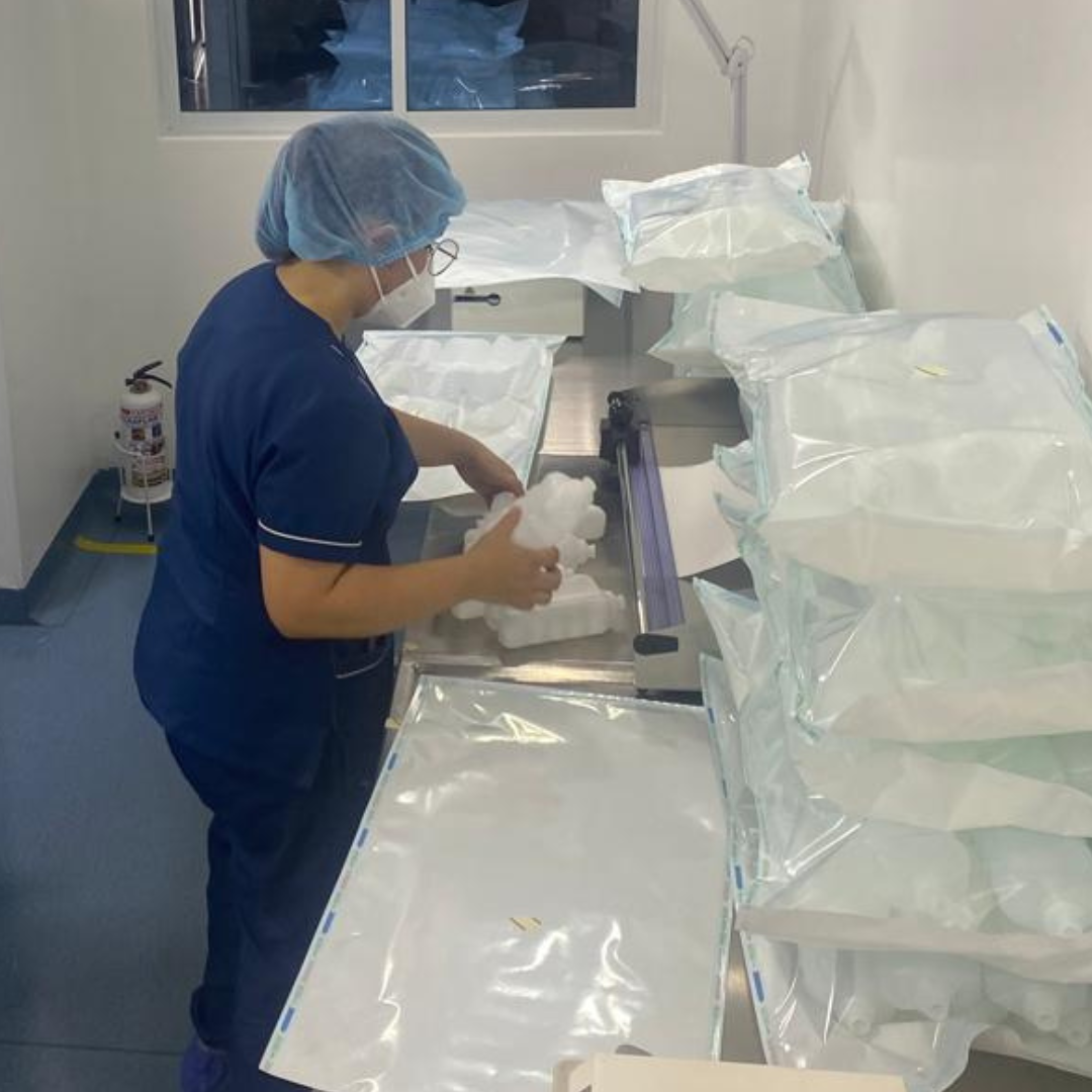 Servicio de empaque en PGM barrera sanitaria material que permite contener y brindar la protección adecuada contra las influencias externas y contaminaciones potenciales