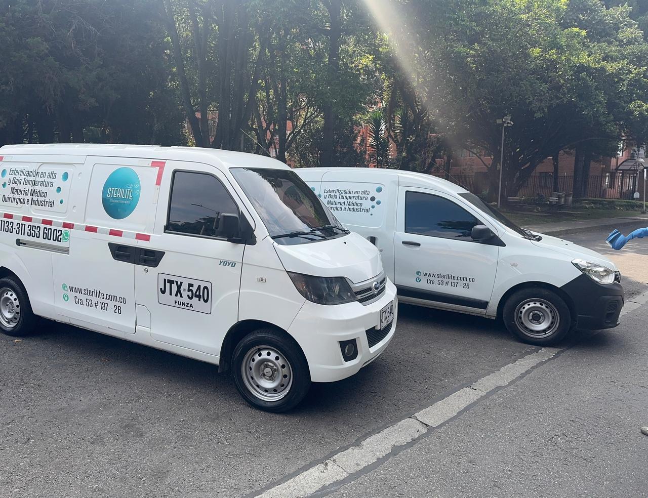 Sterilite Bogotá Colombia Empresa de Servicios de Esterilización de Implementos Médicos y Farmacéuticos Servicio de transporte